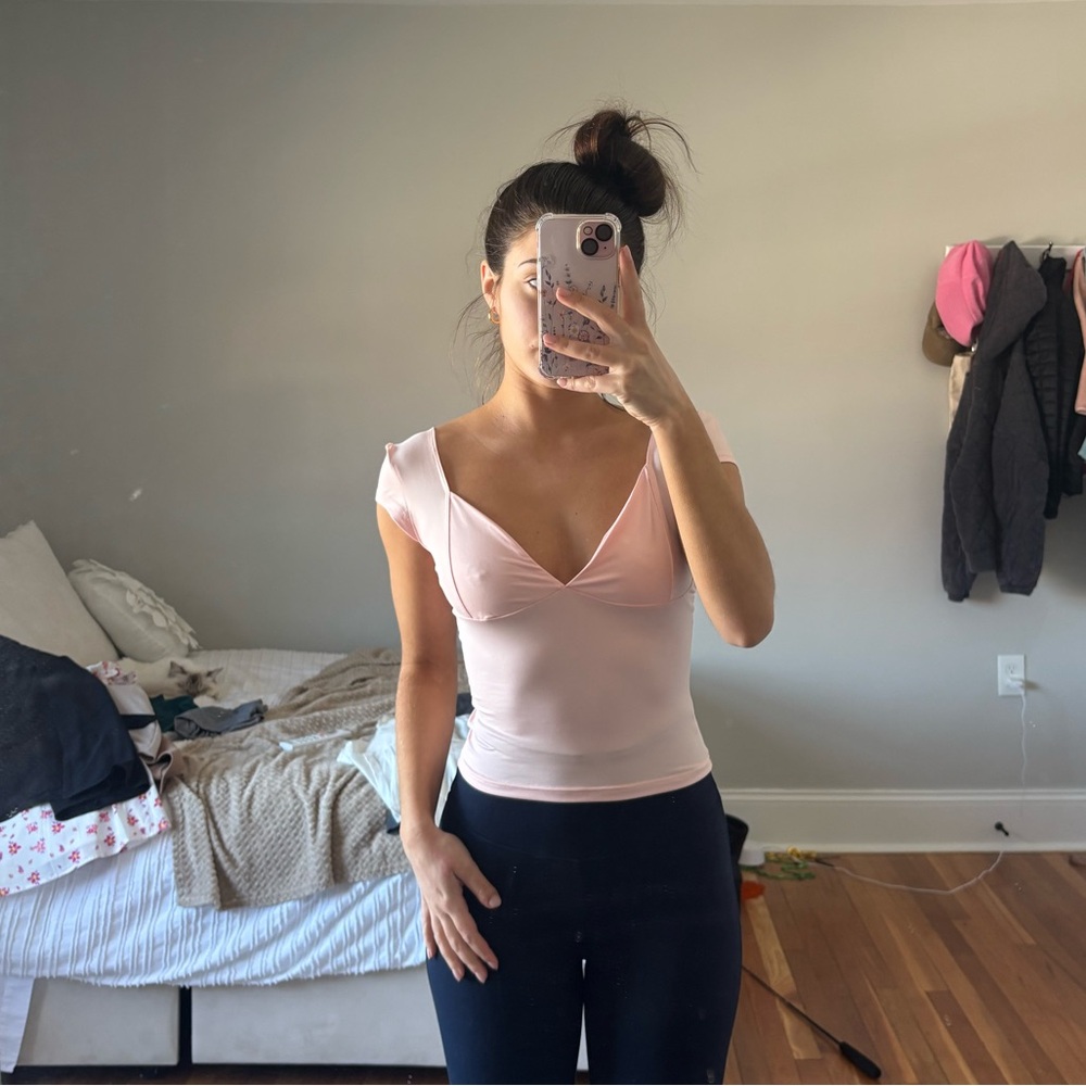 Pink top